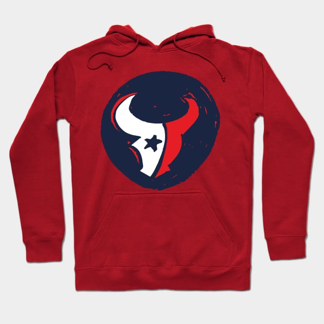 Houston Texaaaans 06 Hoodie by Very Simple Graph